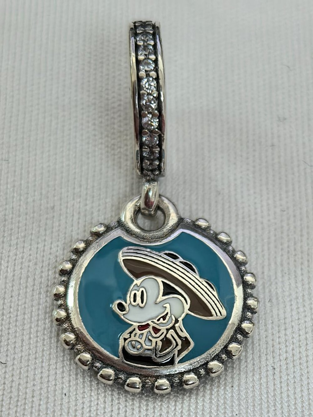 Pandora Mexico Mickey Mouse Charm Pendant, S925 Silver Jewelry